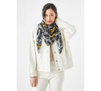 Codello - Codello Schal Polyester Snoopy & Cars gelb-schwarz 120X120CM schwarz (BLK2), 1 Stück