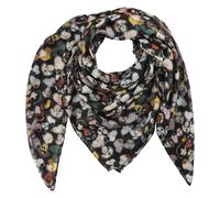 CODELLO Damen Halstuch XL-Tuch mit Peanuts Snoopy in Schwarz