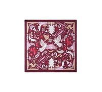 Modetuch CODELLO "Codello Tuch", Damen, rot, Obermaterial: 100% Polyacryl PAN., Modetücher, Helles Weihnachtsmuster (62990407-0) rot