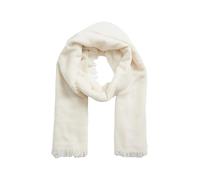 Codello Tücher & Schals - Fringed White Scarf With Fine Woven Texture - Gr. unisize - in Beige - für Damen
