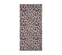 CODELLO Schal aus Woll-Kaschmir-Mischung mit Leo-Print Farbe beige