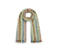 Codello - WOVEN SCARF SMOOTH COTTON/WOOL STRIPED 70X180CM D02 RAINFOREST (GRE2), 1 Stück