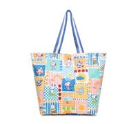 Codello Shopper X Peanuts Cotton – Canvas mit PEANUTS‑Muster – Blau