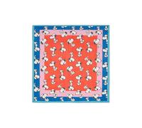 Feiner Schal aus Modalmischung mit Snoopy-Motiven blau