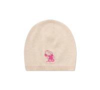 Codello X Peanuts leichte Feinstrickmütze mit Snoopy-Stickerei, Beige