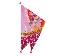 Codello X Peanuts leichtes Dreieckstuch mit Peanuts-Motiven, Pink-Mehrfarbig