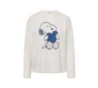 CODELLO x Peanuts Longsleeve/T-Shirt mit Snoopy-Motiv, Weiß