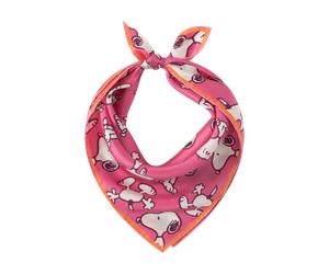 Codello X Peanuts Seidentuch mit Snoopy-Allover, Pink