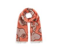 CODELLO Doppelt gewebter Peanuts™ Schal mit plakativen Snoopy-Motiven