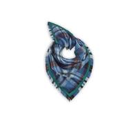 CODELLO XL Jaquard Tuch mit Karomuster Farbe blau