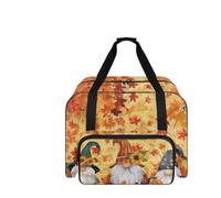 COEQINE Strapazierfähige Tragetasche für Nähmaschinen, leicht, mit Taschen, 50,8 x 33 x 25,4 cm, Herbstelfe Sonnenblumenblatt, Reisetasche