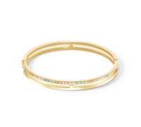 Coeur de Lion 0136/32-1590-17 Damen-Armreif Edelstahl Multi-Pastel-Gold