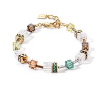 Coeur de Lion 3018/30-911 Damen-Armband GeoCUBE Oliv-Braun