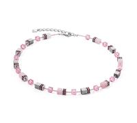 COEUR DE LION GeoCUBE® Iconic Precious Halskette Rosa Edelstahl 4017101900