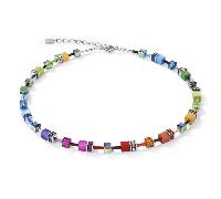 Coeur de Lion GeoCUBE® necklace multicolour rainbow