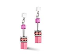 COEUR DE LION GeoCUBE® Iconic Ohrringe Viva Magenta Edelstahl 2838210422