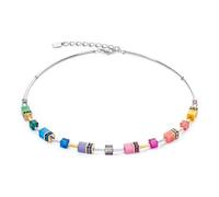 Coeur de Lion GeoCUBE® Iconic Lite Damen Halskette Rainbow