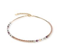 Coeur de Lion Halskette 4354-10-1208 Cubes Evolution Precious Edelstahl goldplattiert