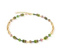 GeoCUBE® Chunky Chain Halskette Gold-Grün