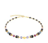 COEUR DE LION Halskette - GeoCUBE® Precious Classic Halskette Blue Moon - Gr. unisize - in Schwarz - für Damen