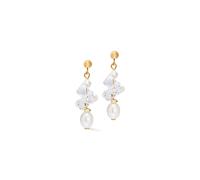 Coeur de Lion Ohrringe - Dancing Crystals & Pearls - 113621.1816.0 weiß