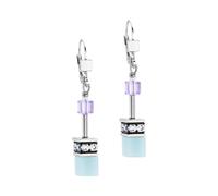COEUR DE LION GeoCUBE® Iconic Ohrringe Aqua-Flieder Edelstahl 2838202026
