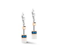 Coeur de Lion Schmuck 4013/20-0756 Damen-Ohrringe GeoCUBE Iconic Capri Blau