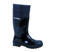 Cofan Unisex Gummistiefel | Sicherheit Farbe Hergestellt Pvc Größe Hohe Wasserstiefel. S-5 Schwarz T-44, Schwarz, S-5 T-44 EU