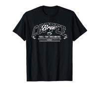 Coffee Brew Retro College Style | Fuel for Dreamers T-Shirt