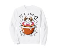 Coffee Shih Tzu Donut Sweatshirt
