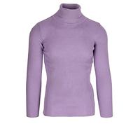 Rollkragen Pullover Herren Sweatshirt Sweater Rolli Stretch Pullover XL Lila