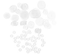 COHEALI 100 Stück Silikon Ohrringpolster 3 9mm Stabile Piercing Ohrring Patches Ohrstecker Verschlüsse für Sicheren Halt und Selbstgemacht Ersatz