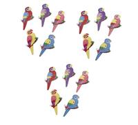 COHEALI 150 Stk Tierknöpfe zum Basteln Knöpfe zum Nähen von Vögeln kinder Holzknöpfe für Bekleidung 2 Löcher Knöpfe Vogel Holzknöpfe hölzern Knopf Papagei Bambus