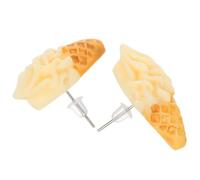 COHEALI Eiscreme Ohrstecker Damen Klein Süße Ohrstecker aus Formstabilem Resin für Mädchen Teenager Schmuck Geschenk