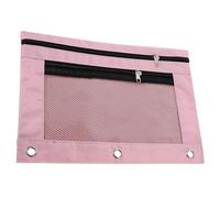 COHEALI Federmäppchen Reißverschlusstasche für 3 Loch Ordner mit Großem Fassungsvermögen und Transparenten Fächern zur Aufbewahrung von Dokumenten und Münzen