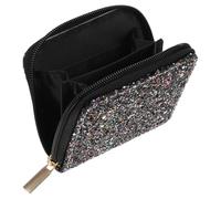 COHEALI Kurzhandtasche Schlanker Münzaufbewahrungsbeutel Pailletten aus Pu Leder Modische mit Reißverschluss Kleine Geldbörse für Damen und Mädchen für Alltag und Shopping