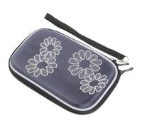 COHEALI Tragbare Festplattentasche 2,5 Zoll aus Vliesstoff mit Integriertem Netzfach und Stoßfestem Hartschalenkoffer für Geschäftsreisen und Schutz von Datenkabeln