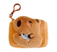 Coin Purse Coin Pouch | Capybara Coin Holder | Cute Funny Capybara Soft Plush Purse, Stylish Animal Small Coin Bag Small Wallet Pendant Strap, Hand Bag Coin for Women Girls Teens - Keychain Purse