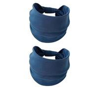 Colcolo 2 Stücke Stirnband Sportbänder bequeme waschbare weiche Bandanas Schweißband für Laufzeit von Fitnessstudio Tennis Fitness Basketball, Blau