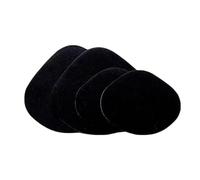 Colcolo 4x Schuhferse Reparaturflecken Fersenlochaufkleber praktisch für Männer/Frauen für die meisten Arten von Schuhen in Schuhflecken für Löcher, Schwarz