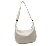 Colcolo Crossbody Bag Damen Schultertasche Satchel Crossbody Tasche Leichtes Nylon Wasserdichter Stoff mit Praktischem Reißverschluss für Reisen Stadtbummel S, Beige