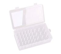 Colcolo Leer Klar Garnbox Nähgarnhalter Aufbewahrungsbox für 42 Nähgarn