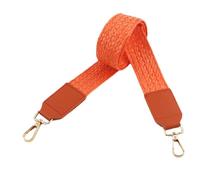 Colcolo Schulterriemen Handtaschengurt Wechselriemen Umhängegurt Taschenriemen Aus Gewebtem Material Und PU für Damen Tasche Brieftasche Basteln Alltag, Orange