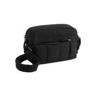Colcolo Umhängetasche Gepolsterte Damen Tasche Schultertasche Crossbody Tasche Quilted Pouch mit Leichtem Gewicht Reißverschlussfach Fronttasche Verstellbarer, Array, Schwarz