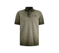 PME Legend Poloshirt cold dye Piqué meliert Baumwolle Logo-Stickerei Herren Gr. 3XL grün (thyme)
