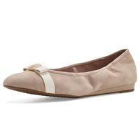 Cole Haan Damen Go-to Tova Bow, Helles Sesamwildleder/Puderleder, 35.5 EU