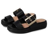 Cole Haan Damen OriginalGrand Platform Slides Leder Black Black Sandalen 38.5 EU