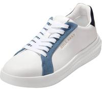 Cole Haan Grand Hurrion Cup für Damen, Schnürschuh, Weiß/Moonlight Blue Suede/Midnight Moon/White, 40.5 EU