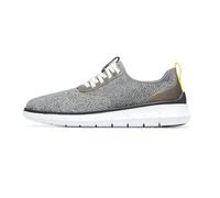 Cole Haan Herren Generation Zerogrand Stitchlite Sneaker, Glacier Gray Gray Pinstripe Knit Cyber Yellow Optic White, 40 2/3 EU