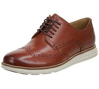 Cole Haan Herren Original Grand Shortwing Sneakers Oxfords Breit, Braun (Woodbury/Ivory Tan), 41.5 EU